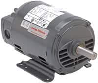 US Motors - 5 hp, ODP Enclosure, No Thermal Protection, 3,505 RPM, 208-230/460 Volt, 60/50 Hz, Three Phase Energy Efficient Motor - Size 182T Frame, Rigid Mount, 1 Speed, Ball Bearings, 14.1-12.8/6.4 Full Load Amps, F Class Insulation - Apex Tool & Supply
