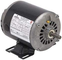 US Motors - 1/3 hp, ODP Enclosure, Auto Thermal Protection, 1,725 RPM, 115 Volt, 60 Hz, Single Phase Split Phase Motor - Size 48 Frame, Rigid Mount, 1 Speed, Sleeve Bearings, 6.8 Full Load Amps, B Class Insulation, Reversible - Apex Tool & Supply