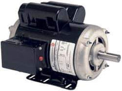 US Motors - 2 hp, ODP Enclosure, Manual Thermal Protection, 3,450 RPM, 115/230 Volt, 60 Hz, Single Phase Capacitor Start-Cap Run Motor - Size 56 Frame, Rigid Mount, 1 Speed, Ball Bearings, 15.0/7.5 Full Load Amps, B Class Insulation, CW Lead End - Apex Tool & Supply