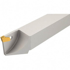 Iscar - SGTF, Right Hand Cut, 1.38" Max Workpc Diam, Indexable Cutoff Toolholder - 16mm Shank Width, 16mm Shank Height, 110mm OAL - Apex Tool & Supply