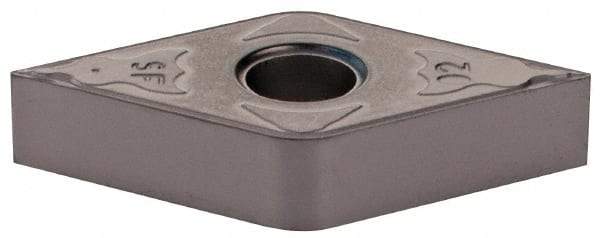 Iscar - DNGG430.5 SF Grade IC907 Carbide Turning Insert - 55° Diamond, 1/2" Inscr Circle, 3/16" Thick, 0.0079" Corner Radius - Apex Tool & Supply