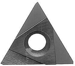 Interstate - 43TNMA Grade I55, 5/32" Cutting Width Carbide Grooving Insert - 0.21" Max Depth of Cut, Right Hand, Uncoated - Apex Tool & Supply