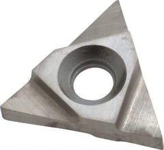 Interstate - 43TNMC Grade I22, 1/8" Cutting Width Carbide Grooving Insert - 0.21" Max Depth of Cut, Left Hand, Uncoated - Apex Tool & Supply