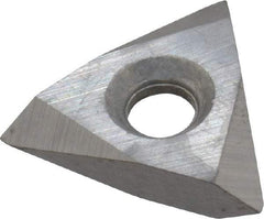 Interstate - TNMC32 60° V Grade C550 Internal/External On Edge Threading Insert - Uncoated, 8-36" External TPI, 8-20" Internal TPI, 3/8" Inscribed Circle, Neutral Cut - Apex Tool & Supply
