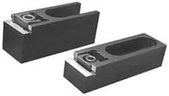 Mitee-Bite - M10 Screw Thread, 1-1/2" Wide Serrated Steel Slotted Modular Style Screw Mount Toe Clamp - 6,000 Lb Holding Force, 30 Lb Ft Torque, 1.378" Long Extension, 0.05" Throw - Apex Tool & Supply