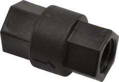 Specialty Mfr - 3/8" Polypropylene Check Valve - Inline, FNPT x FNPT, 125 WOG - Apex Tool & Supply