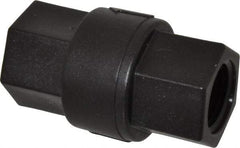 Specialty Mfr - 1/2" Polypropylene Check Valve - Inline, FNPT x FNPT, 125 WOG - Apex Tool & Supply