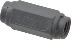Specialty Mfr - 1/4" PVC Check Valve - Inline, FNPT x FNPT, 125 WOG - Apex Tool & Supply