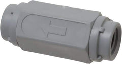 Specialty Mfr - 1/4" PVC Check Valve - Inline, FNPT x FNPT, 125 WOG - Apex Tool & Supply