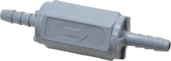 Specialty Mfr - 1/4" PVC Check Valve - Inline, Barb x Barb, 125 WOG - Apex Tool & Supply