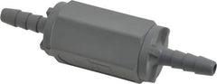 Specialty Mfr - 1/4" PVC Check Valve - Inline, Barb x Barb, 125 WOG - Apex Tool & Supply