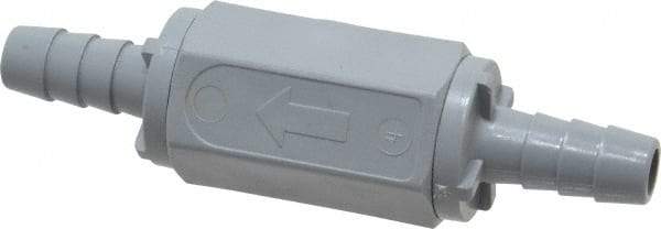 Specialty Mfr - 3/8" PVC Check Valve - Inline, Barb x Barb, 125 WOG - Apex Tool & Supply