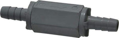 Specialty Mfr - 3/8" PVC Check Valve - Inline, Barb x Barb, 125 WOG - Apex Tool & Supply