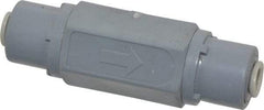 Specialty Mfr - 1/4" PVC Check Valve - Inline, Push To Connect x Push To Connect, 125 WOG - Apex Tool & Supply