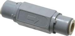 Specialty Mfr - 3/8" PVC Check Valve - Inline, Push To Connect x Push To Connect, 125 WOG - Apex Tool & Supply
