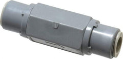 Specialty Mfr - 3/8" PVC Check Valve - Inline, Push To Connect x Push To Connect, 125 WOG - Apex Tool & Supply