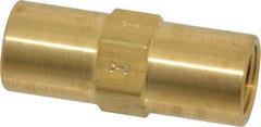 Specialty Mfr - 1/4" Brass Check Valve - Inline, FNPT x FNPT, 500 WOG - Apex Tool & Supply