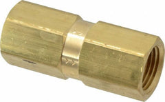 Specialty Mfr - 1/2" Brass Check Valve - Inline, FNPT x FNPT, 500 WOG - Apex Tool & Supply