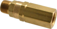 Specialty Mfr - 3/8" Brass Check Valve - Inline, FNPT x MNPT, 3,000 WOG - Apex Tool & Supply