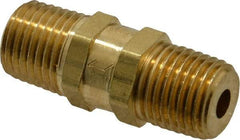 Specialty Mfr - 1/4" Brass Check Valve - Inline, MNPT x MNPT, 2,500 WOG - Apex Tool & Supply