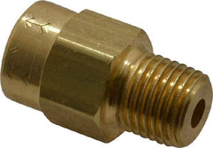 Specialty Mfr - 1/4" Brass Check Valve - Inline, MNPT x FNPT, 2,500 WOG - Apex Tool & Supply