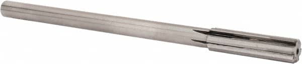 Made in USA - 0.541" Carbide-Tipped 6 Flute Chucking Reamer - Apex Tool & Supply