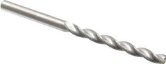 M.A. Ford - #18 150° Solid Carbide Jobber Drill - Bright Finish, Right Hand Cut, Parabolic Flute, Straight Shank, 2-3/4" OAL, Standard Point - Apex Tool & Supply