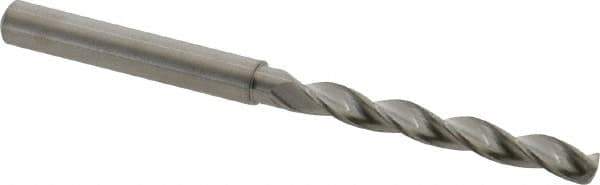 M.A. Ford - 4.9mm 150° Solid Carbide Jobber Drill - Bright Finish, Right Hand Cut, Parabolic Flute, Straight Shank, 82mm OAL, Standard Point - Apex Tool & Supply