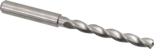 M.A. Ford - 6.2mm 150° Solid Carbide Jobber Drill - Bright Finish, Right Hand Cut, Parabolic Flute, Straight Shank, 91mm OAL, Standard Point - Apex Tool & Supply