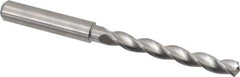 M.A. Ford - 6.2mm 150° Solid Carbide Jobber Drill - Bright Finish, Right Hand Cut, Parabolic Flute, Straight Shank, 91mm OAL, Standard Point - Apex Tool & Supply