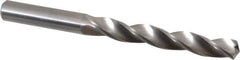 M.A. Ford - 11/32" 150° Solid Carbide Jobber Drill - Bright Finish, Right Hand Cut, Parabolic Flute, Straight Shank, 4" OAL, Standard Point - Apex Tool & Supply