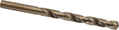 Hertel - 21/64" 135° Cobalt Jobber Drill - Oxide/Gold Finish, Right Hand Cut, Spiral Flute, Straight Shank, 4-5/8" OAL, Split Point - Apex Tool & Supply