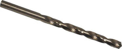 Hertel - Letter C 135° Cobalt Jobber Drill - Oxide/Gold Finish, Right Hand Cut, Spiral Flute, Straight Shank, 4" OAL, Split Point - Apex Tool & Supply