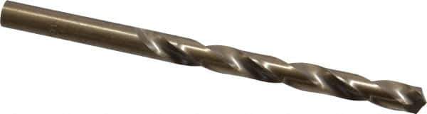 Hertel - Letter I 135° Cobalt Jobber Drill - Oxide/Gold Finish, Right Hand Cut, Spiral Flute, Straight Shank, 4-1/8" OAL, Split Point - Apex Tool & Supply