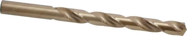 Hertel - Letter Z 135° Cobalt Jobber Drill - Oxide/Gold Finish, Right Hand Cut, Spiral Flute, Straight Shank, Split Point - Apex Tool & Supply