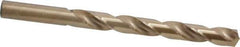 Hertel - Letter Z 135° Cobalt Jobber Drill - Oxide/Gold Finish, Right Hand Cut, Spiral Flute, Straight Shank, Split Point - Apex Tool & Supply