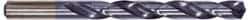 Hertel - 3.5mm 135° Cobalt Jobber Drill - TiAlN Finish, Right Hand Cut, Spiral Flute, Straight Shank, 2-7/8" OAL, Split Point - Apex Tool & Supply