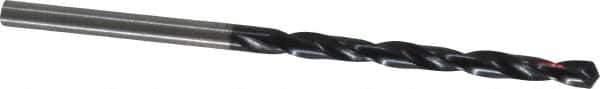 Hertel - 1/8" 135° Cobalt Jobber Drill - TiAlN Finish, Right Hand Cut, Spiral Flute, Straight Shank, 2-3/4" OAL, Split Point - Apex Tool & Supply