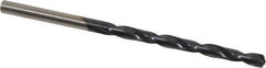 Hertel - 5/32" 135° Cobalt Jobber Drill - TiAlN Finish, Right Hand Cut, Spiral Flute, Straight Shank, 3-1/8" OAL, Split Point - Apex Tool & Supply