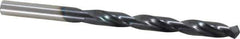 Hertel - 17/64" 135° Cobalt Jobber Drill - TiAlN Finish, Right Hand Cut, Spiral Flute, Straight Shank, 4-1/8" OAL, Split Point - Apex Tool & Supply
