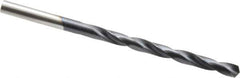 Hertel - #7 135° Cobalt Jobber Drill - TiAlN Finish, Right Hand Cut, Spiral Flute, Straight Shank, 3-5/8" OAL, Split Point - Apex Tool & Supply