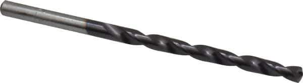 Hertel - #18 135° Cobalt Jobber Drill - TiAlN Finish, Right Hand Cut, Spiral Flute, Straight Shank, 3-1/4" OAL, Split Point - Apex Tool & Supply