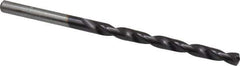 Hertel - #18 135° Cobalt Jobber Drill - TiAlN Finish, Right Hand Cut, Spiral Flute, Straight Shank, 3-1/4" OAL, Split Point - Apex Tool & Supply