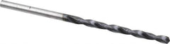 Hertel - #31 135° Cobalt Jobber Drill - TiAlN Finish, Right Hand Cut, Spiral Flute, Straight Shank, 2-3/4" OAL, Split Point - Apex Tool & Supply