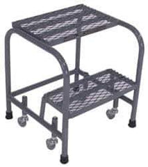 Cotterman - 20" 2 Step Ladder - 350 Lb Capacity, 20" Platform Height, 18" Base Width x 19" Depth, Grip Strut - Apex Tool & Supply