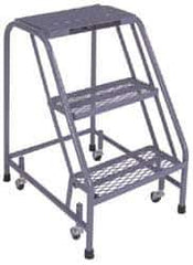 Cotterman - 40" 4 Step Ladder - 350 Lb Capacity, 40" Platform Height, 20" Base Width x 31" Depth, Grip Strut - Apex Tool & Supply