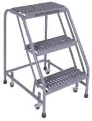 Cotterman - 40" 4 Step Ladder - 350 Lb Capacity, 40" Platform Height, 30" Base Width x 31" Depth, Grip Strut - Apex Tool & Supply