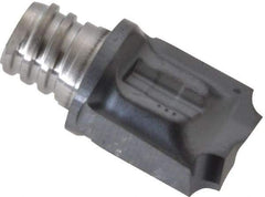 Iscar - MM HR Grade IC908 Carbide Concave Radius Milling Tip Insert - TiAlN Finish, 2 Flutes, 0.268" Cutting Diam, 3/8" Depth of Cut, 0.492" Extension, 1/16" Cnr Rad - Apex Tool & Supply