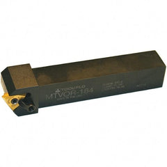 Tool-Flo - Right Hand Cut, 1-1/2" Shank Width x 1-1/2" Shank Height Indexable Threading Toolholder - 7" OAL, T.MA/C 66 Insert Compatibility, MTVO Toolholder - Apex Tool & Supply