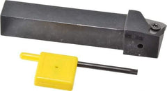 Kennametal - External Thread, Right Hand Cut, 1/2" Shank Width x 1/2" Shank Height Indexable Threading Toolholder - 3-1/4" OAL, LT 16ER Insert Compatibility, LSA Toolholder, Series LT Threading - Apex Tool & Supply